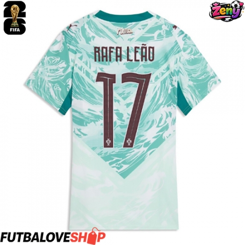 Dres Portugalsko Rafael Leao #17 Preč pre Ženy MS 2026 Krátky Rukáv